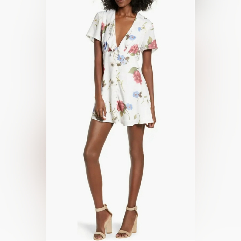Show Me Your Mumu Floral Mini Dress Bernadette